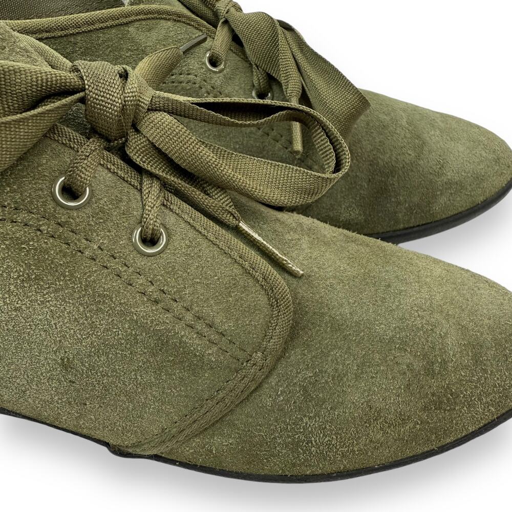 Vintage Olive Ankle Boots